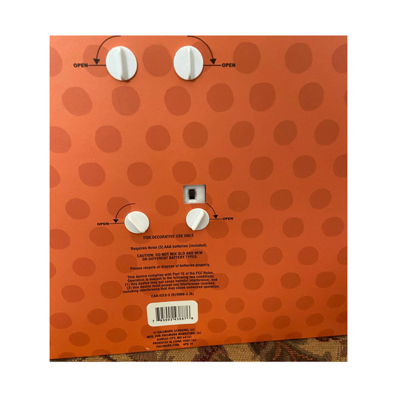 Brand New Hallmark Hanging Trick‎ or Treater Pumpkin Greeter - Picture 5 of 5